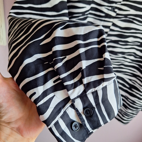 ZEBRA PRINT NATIONAL BLOUSE - Picture 7 of 12